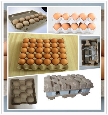 Recycling Waste Paper Egg Tray Machine / Reciprocating Egg Paper Tray Machine