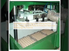 1000-6000 Pieces/hour Egg Carton Making Machine 7-28m Length 1 Year Guarantee for Production Paper Pulp Molding Egg Tray Machine