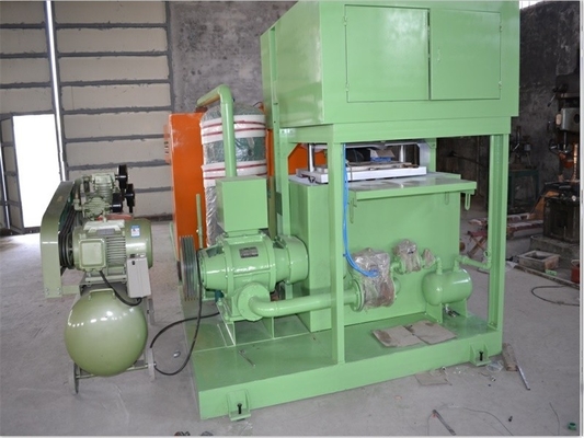 3 Molds Reciprocating Form Paper Egg Tray Machine With Dryer Stable Running