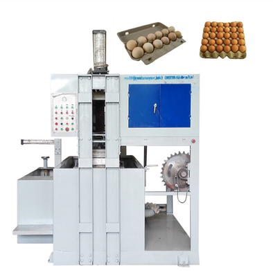 350pcs/Hr Automatic Small Egg Tray Making Machine With Egg Tray Dryer 1 Year Warranty