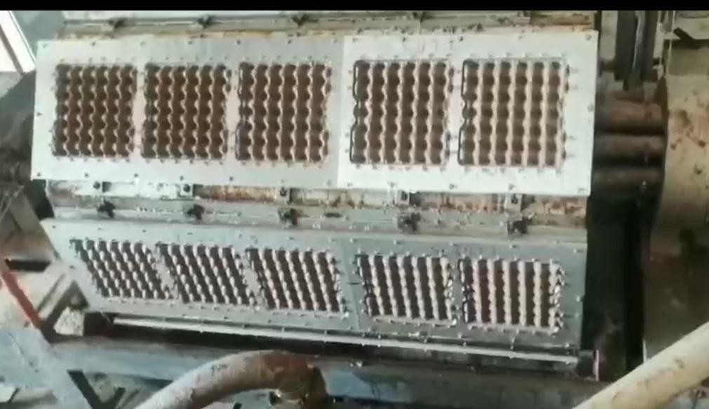 150kg/h-450kg/h Waste Paper Consumption Advanced Paper Egg Tray Making Machine with PLC Control