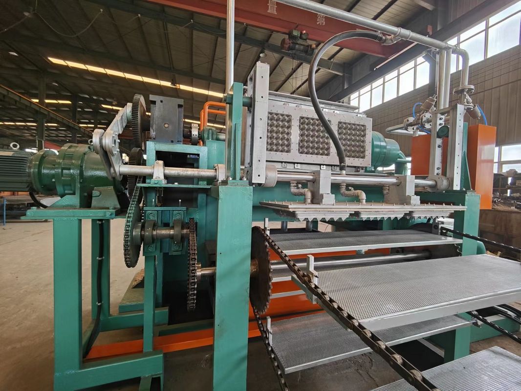 Paper Egg Tray Making Machine Rotary 3 by 4 Mold Production Line Compact and Easy Operation Producing 2000 Egg Trays Per Hour