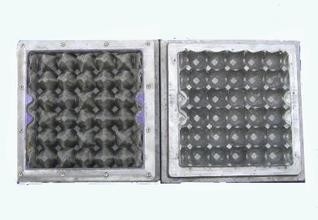 Reciprocating And Turnover Forming Small Egg Tray Making Machine With 45KW Total Power And Metal Dryer