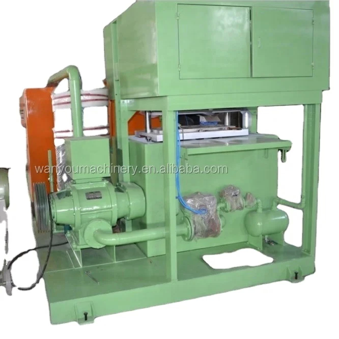 7.5KW Driving Motor Small Egg Tray Maker Egg Tray Pulp Molding Machine For Production Efficiency