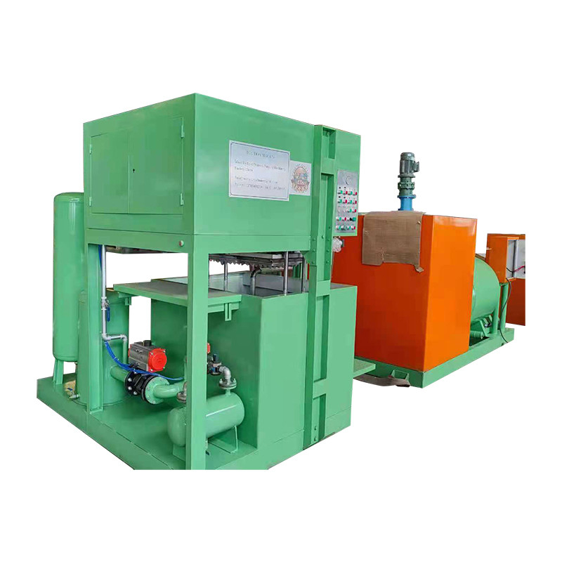 7.5KW Driving Motor Small Egg Tray Maker Egg Tray Pulp Molding Machine For Production Efficiency