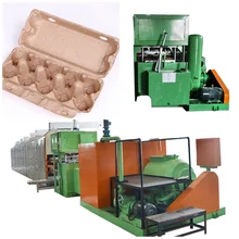 20-45KW Small Egg Tray Machine For Sun Drying Production Line Egg Carton Making Machine