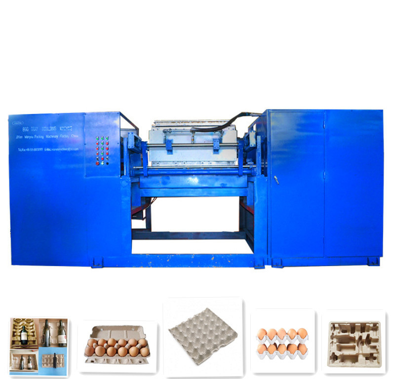 Customized Design Rotary Egg Tray Machine For Waste Paper Pulp Molding 150-450kg/h