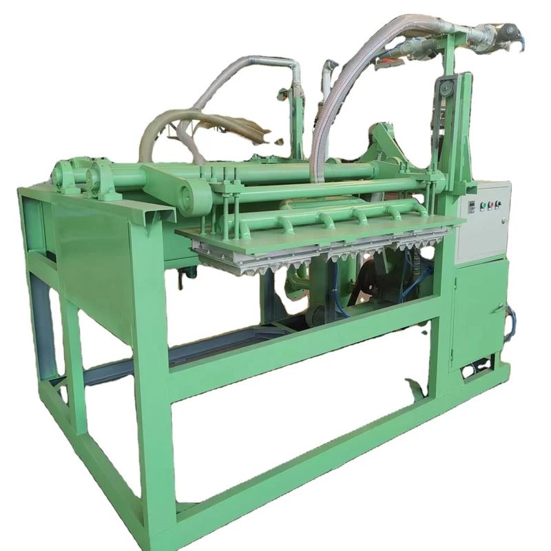Semi Automatic Small  Paper Pulp Molding Egg Tray Machine Egg Carton Machine PLC Controlled