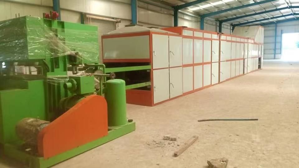 1500pcs/h Small Business Semi Automatic Egg Tray Machine / Apple Tray Making Machine Simple Structure Speed Adjustable Aluminum Molds PLC Controlled