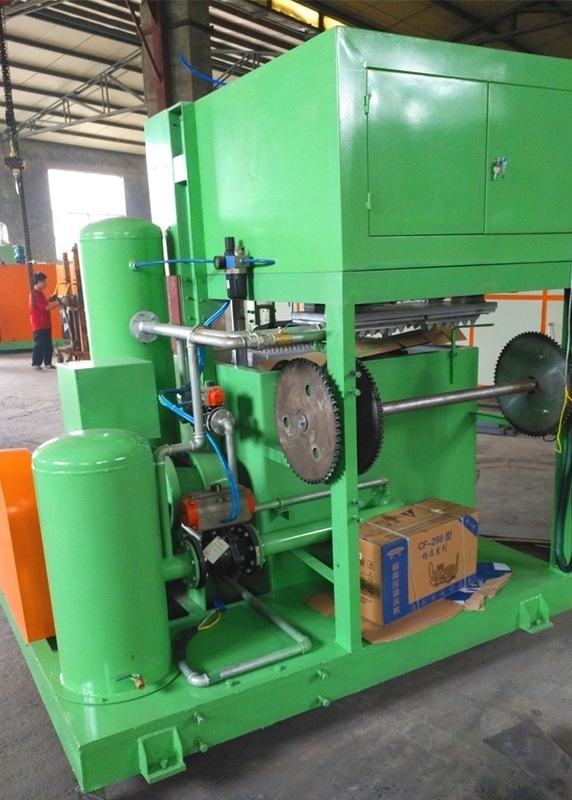 350-700pcs/h Small Capacity Paper Tray Making Machine For Fruit Trays / Shoe Tray