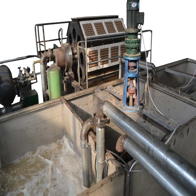 Auto Pulp Molding Recycled Paper egg Tray Production Line For Egg Trays Big Capacity