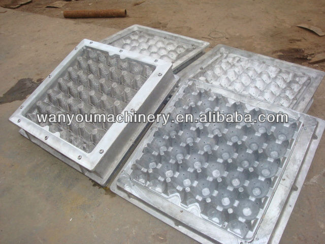 Auto Pulp Molding Recycled Paper egg Tray Production Line For Egg Trays Big Capacity