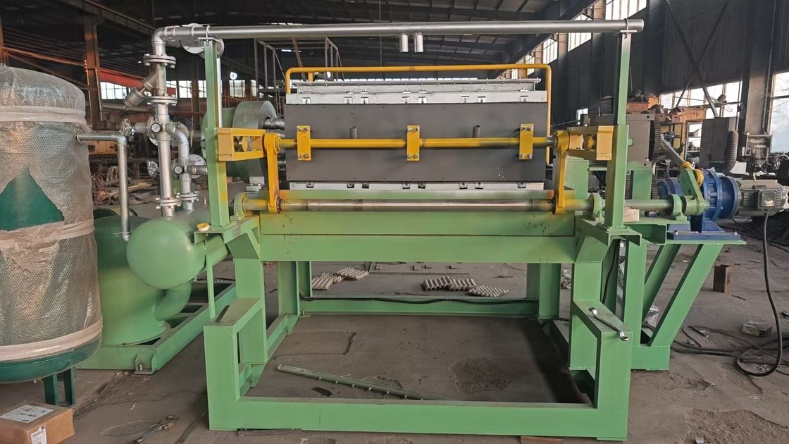 Recycled Paper Egg Box Egg Tray Machine Price With 3000pcs Pulp Apple Tray Machine