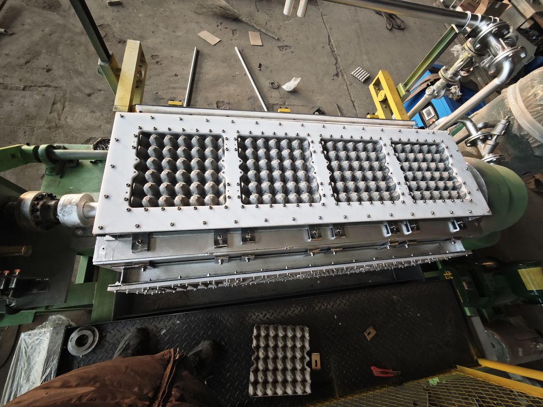 Wine Bottle And Coffee Cup Paper Tray / Egg Tray/ Carton Making Machine / Paper Pulp Molding Machine