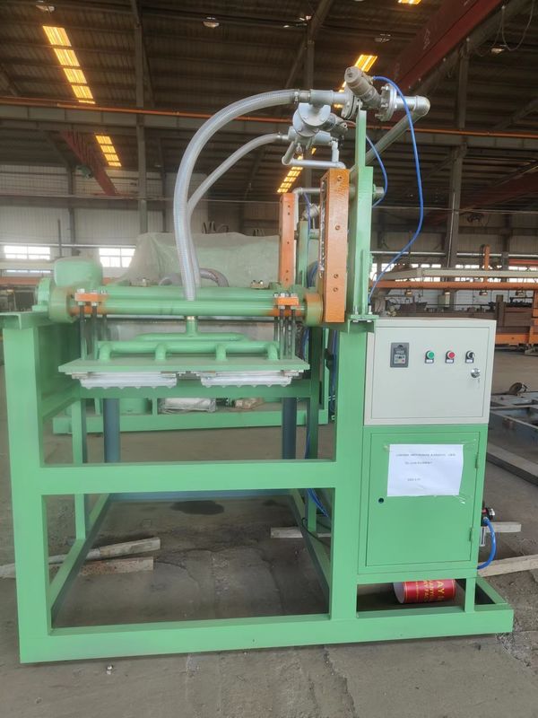 Customized 30 Holes Pulp Molding Egg Tray Machine With Aluminum Mould For Small Capacity Food Beverage