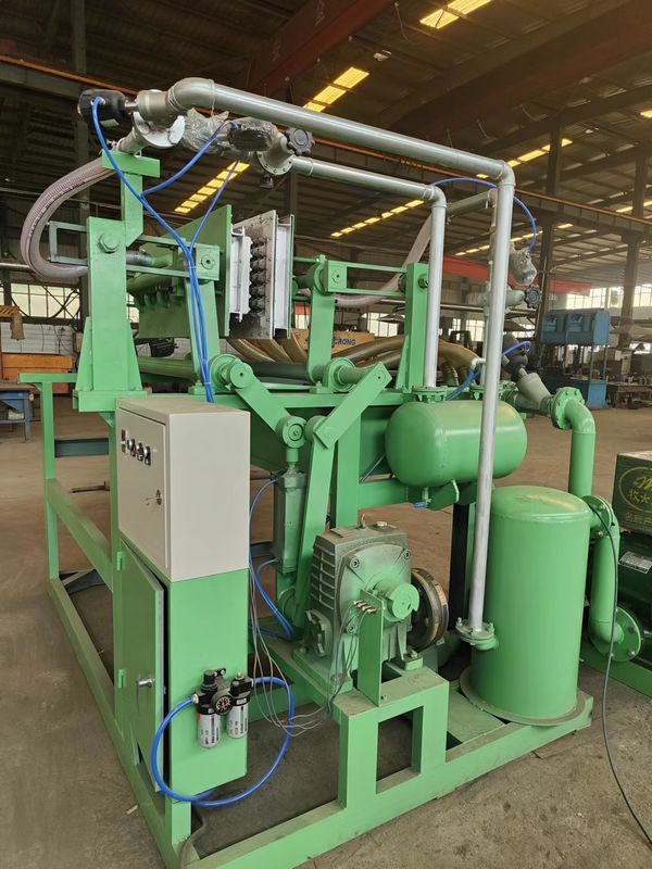 Paper Egg Tray Making Machine 1x3 Semi Automatic Mold Pulp Device Designed for New Small Enterprises and Low Risk Startup 1*3 Molds 1000pcs/h Output Egg Tray Machine