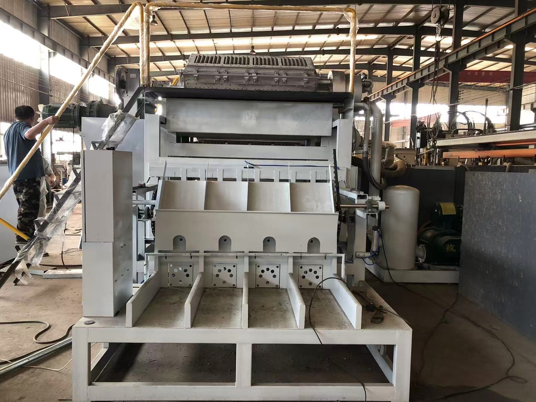 4*4 molds Rotary Professional Nanya Paper Egg Tray Machine / Pulp Molding Equipment / Egg Tray Production Line