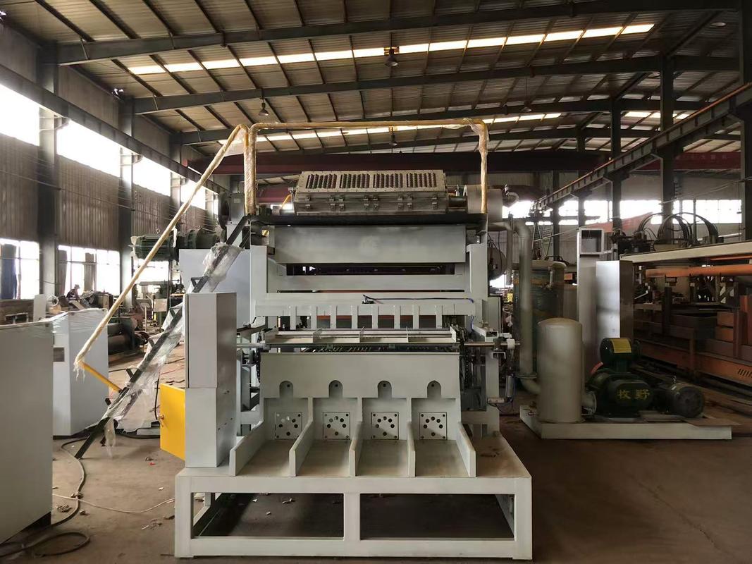 Rotary 3000pcs per hour Paper Egg Tray Production Line 4*4 Molds Egg Tray Machine with Complete Pulping Forming Drying and Automatic Stacking Systems