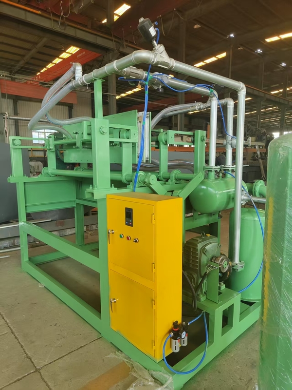 Semi Automatic 1000Pcs/h Paper Egg Tray Machine /Pulp Molding Machine Price With Metallic Dryer Fast Simple Small Business Idea 