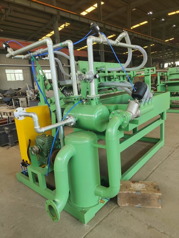 Semi Automatic 1000Pcs/h Paper Egg Tray Machine /Pulp Molding Machine Price With Metallic Dryer Fast Simple Small Business Idea 