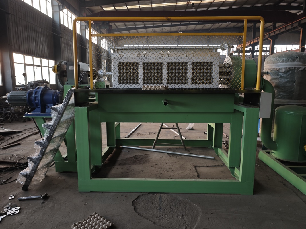 Low Energy Consumption Automatic Paper Egg Tray Packaging Machine and Pulp Molding Machine with Dryer Metallic Dryer Simple Design