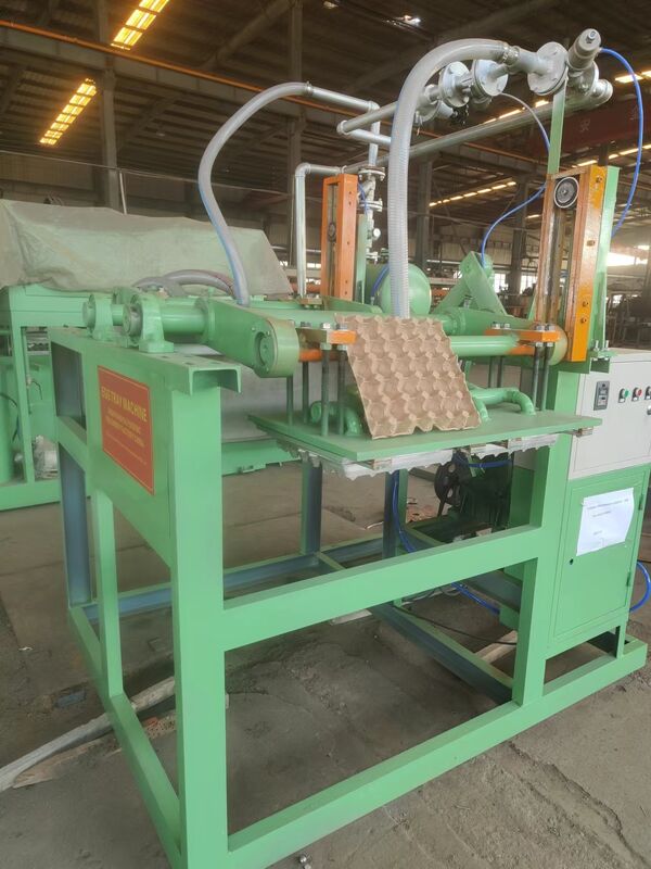Semi-Automatic Paper Egg Tray Machine 700pcs/h-1500pcs/h Recycled Automatic Egg Carton Production Line
