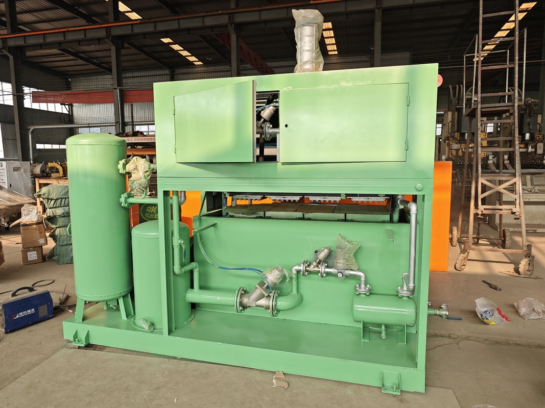 Low Energy Consumption Automatic Paper Egg Tray Packaging Machine and Pulp Molding Machine with Dryer Metallic Dryer Simple Design