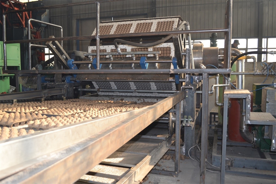 3000pcs/h Recycled Paper Egg Box Making Machine Rotary Type High Speed