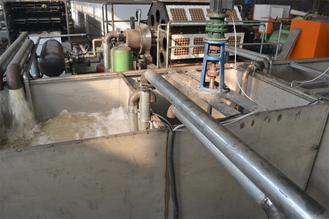 Rotary Type Paper Egg Tray Production Line Big Capacity 1500-5000pcs/h