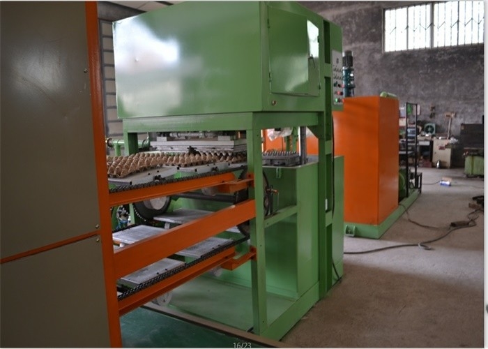 Reciprocating Type Paper Egg Tray Making Machine , Egg Tray Production Line