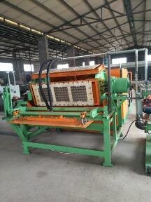 Multifunctional Paper Egg Tray Making Machine , Rotary Type Egg Tray Moulding Machine
