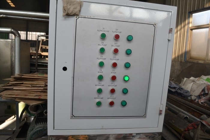 Rotary Paper Egg Tray Machine 4000pcs/H Orange And Green Pulp Molding Machine With 4-Layer Metal Dryer For  Paper Egg Carton / Tray Making Apple Tray Making