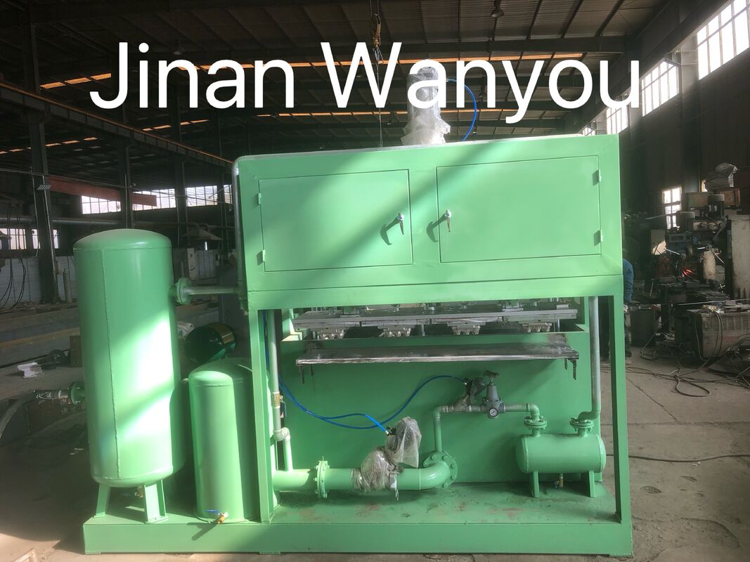 1500pcs/h Egg Carton Making Machine Reciprocating Forming Type Egg Tray Machine Production Line For Manufacturing Egg Trays Apple Trays Shoes Trays Nursery Trays And More