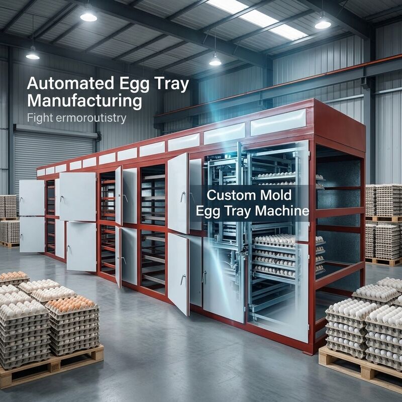 Rotary 3000- 5000pcs per hour Paper Egg Tray Production Line Egg Tray Machine with Complete Pulping Forming Drying and Automatic Stacking Systems