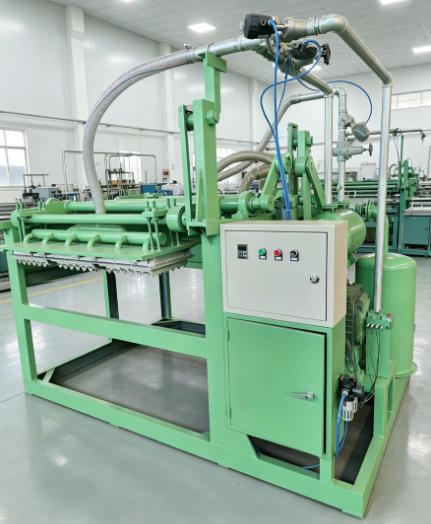 Small Capacity 700-1000pcs Per Hour Egg Tray Machine For Making Egg Trays Egg Cartons Shoes Trays Nursery Trays And Other Trays