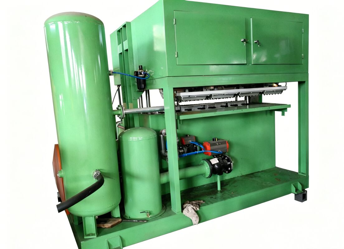  Recycled Waste Paper Egg Tray Making Machine Egg Tray Production Line 1500 Pcs Hour Capacity Aluminum Molds Paper Egg Carton Making