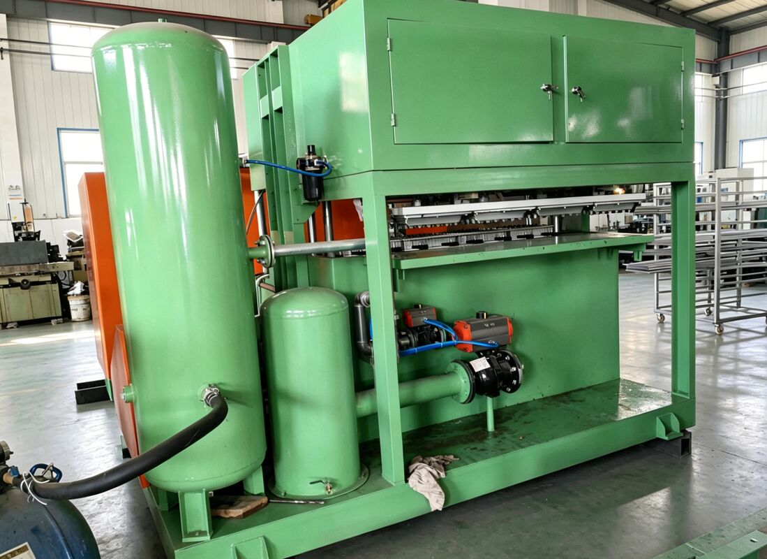  Recycled Waste Paper Egg Tray Making Machine Egg Tray Production Line 1500 Pcs Hour Capacity Aluminum Molds Paper Egg Carton Making