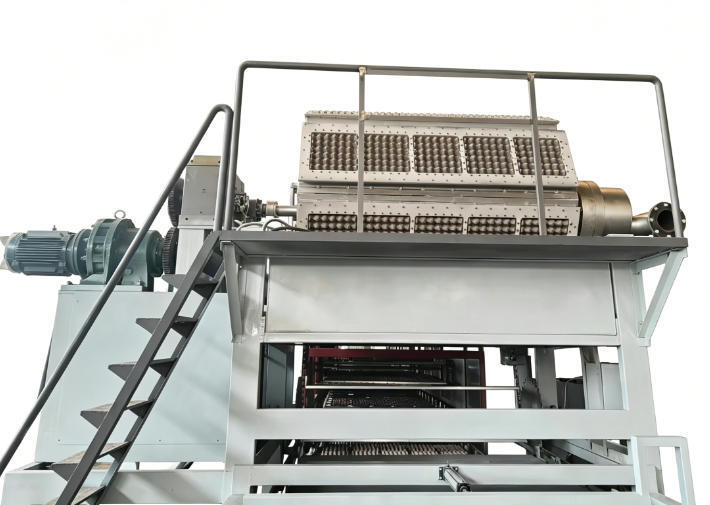 High capacity Egg Tray Production Line with complete pulping forming drying and stacking systems producing 5000 paper trays per hour