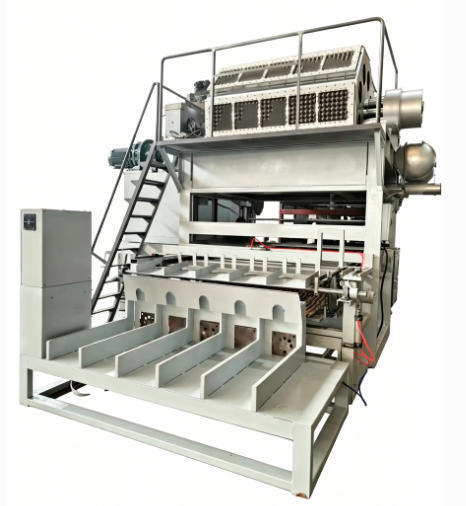 High capacity Egg Tray Production Line with complete pulping forming drying and stacking systems producing 5000 paper trays per hour