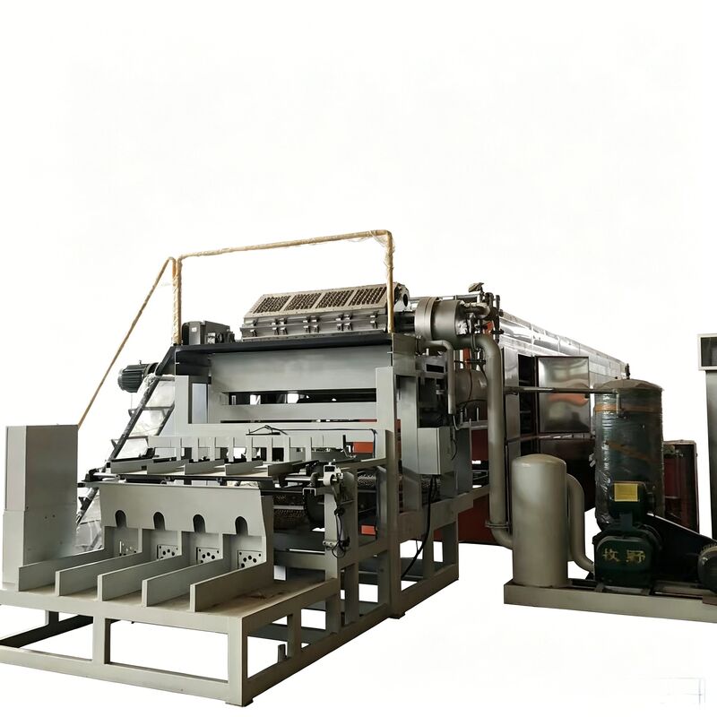 High Speed 2500-3000 Pcs/h Rotary Paper Egg Tray Machine Egg Carton Production Line PLC Controlled 80/120KW