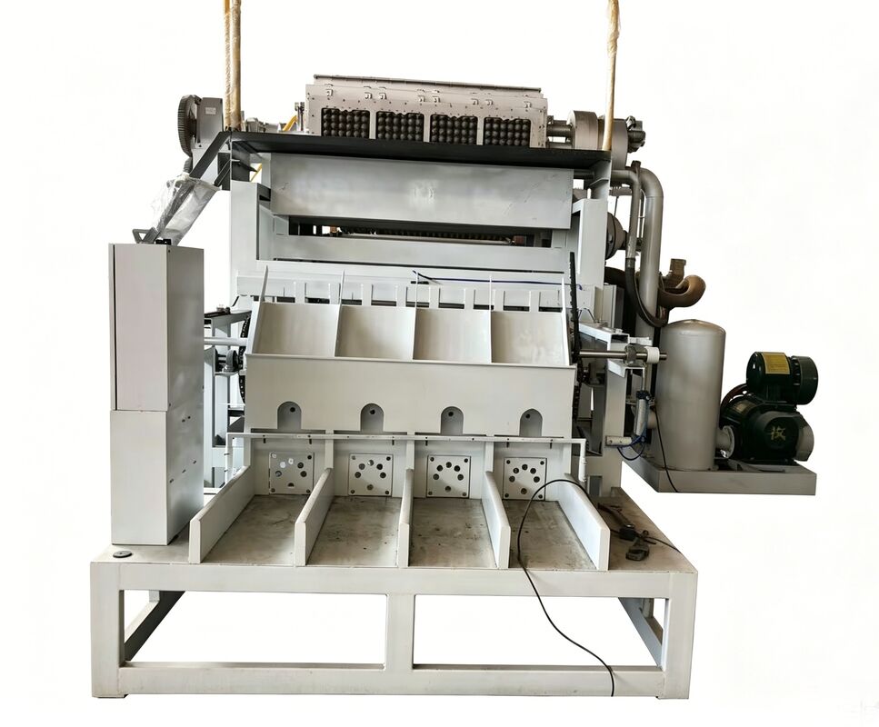 WANYOU WY-1 Rotary Egg Tray Forming Machine with PLC Automatic Control for 2500-3000 pcs/h Production Using Recycled Paper Pulp