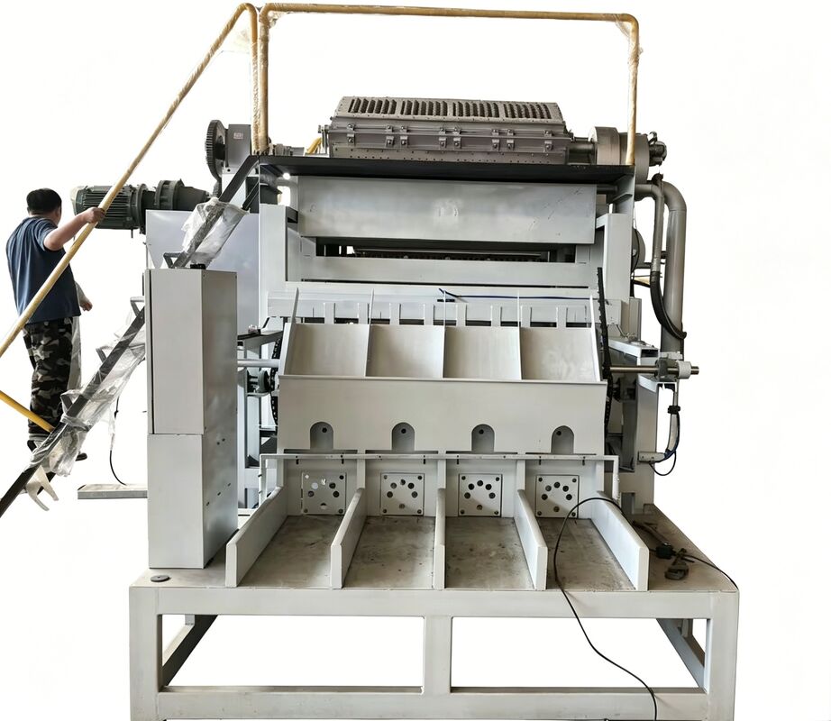 WANYOU WY-1 Rotary Egg Tray Forming Machine with PLC Automatic Control for 2500-3000 pcs/h Production Using Recycled Paper Pulp