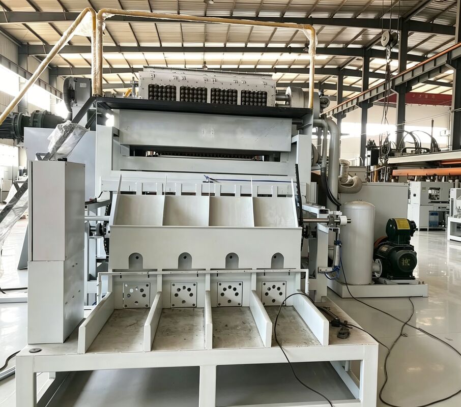 2500-3000 Pcs/h Rotary Paper Egg Tray Machine Recycled Paper Pulp Molding Machine PLC Controlled 80/120KW