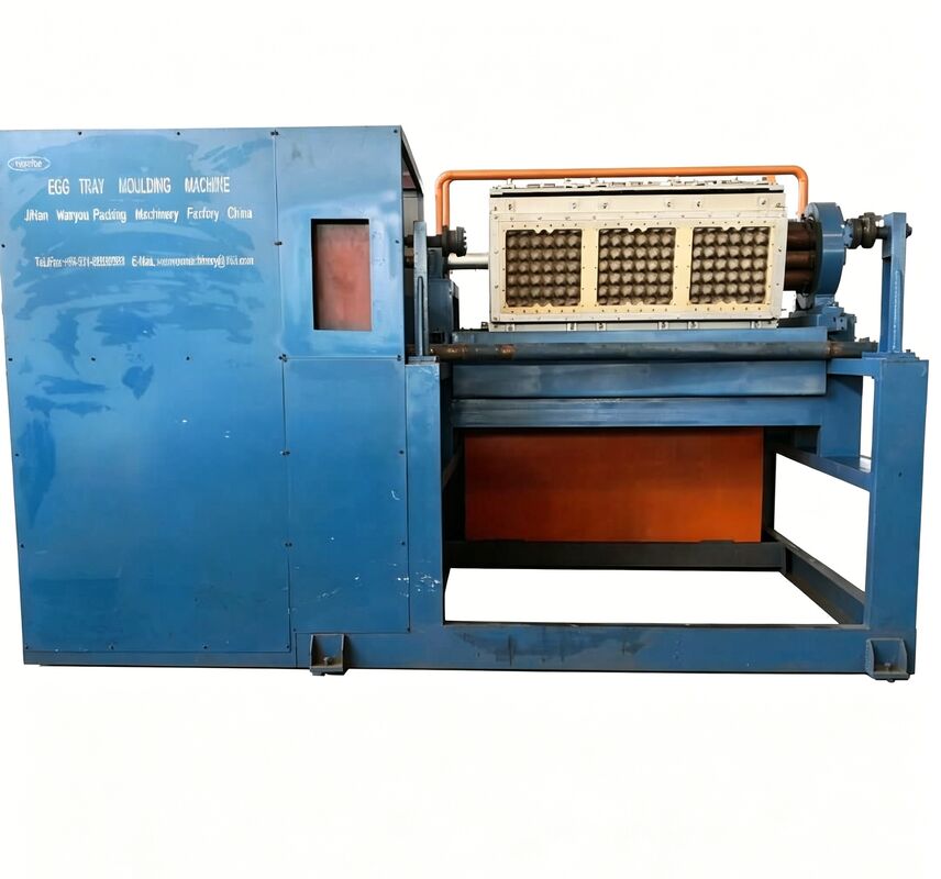 2000-3000pcs/h Paper Egg Tray Making Machine 3x4 Molds 4*4 Molds Egg Tray Machine Designed for Stable Medium-Capacity Equipment for Growing Factories