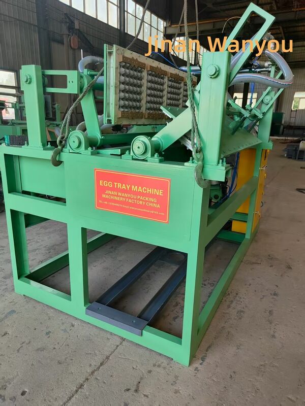 Semi Automatic Paper Egg Tray Making Machine with Simple Structure and 1 by 4 Molds for Production of 1500 Pieces per Hour