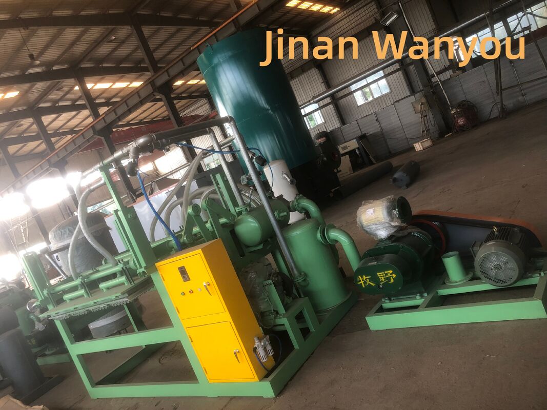 Semi Automatic Paper Egg Tray Making Machine with Simple Structure and 1 by 4 Molds for Production of 1500 Pieces per Hour