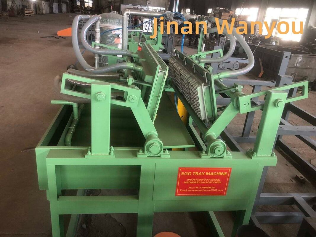 Semi Automatic Paper Egg Tray Making Machine with Simple Structure and 1 by 4 Molds for Production of 1500 Pieces per Hour