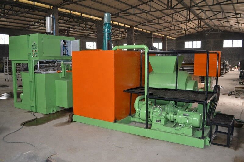  35KW Small Paper Egg Tray Machine 700pcs/h  For Sun Drying Production Line PLC Controlled