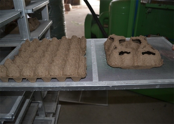 Rotary Forming Type Waste Paper Tray Making Machine For Egg Packaging