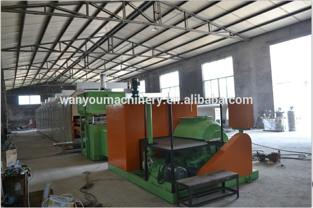Low Noise Paper Egg Tray Machine , Egg Box Making Machine Paper Apple Tray Making